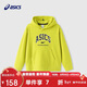 ASICS children's clothing 25 years new polar fleece hooded sweatshirt soft, comfortable, warm and loose long-sleeved