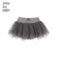 Jnby by JNBY new Jiangnan cloth children's clothing short waist skirt A-type loose splicing mesh 26 spring girls 1Q3D13080 046/cast iron gray 100 cm