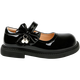 Tianmeiyi Children's Shoes Children's 2026 Spring and Autumn New Style Girls' Medium and Large Children's Soft Sole Girls' Fashionable and Versatile Bow Small Leather Shoes Black 34