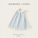 INSBOBO Girls Skirt Girls Dress 2026 Summer New Children Princess Dress Baby Good-looking Clothes Blue 140