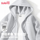 Baleno heavyweight men's sweatshirt spring and autumn simple style hooded jacket loose and comfortable teen couple versatile top