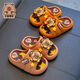 OLOME2026 new Capibala summer children's sandals, non-slip soft bottom, boys and girls home bathing sandals, light brown color, size 28 29 (shoe inner length 17CM, suitable for feet 16CM)