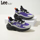 Lee children's shoes spring new children's dad shoes girls versatile thick-soled running shoes boys X0099 purple 30 recommended foot length 191mm