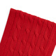Polo Ralph Lauren Boys and Girls 25th Autumn Cable Knitted Scarf RL43467 600-Red L/XL