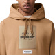 BURBERRY BurbrryLogo logo applique hooded long-sleeved sweatshirt men's Khaki Khaki XL without original gift bag gift box