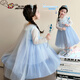 Ultraman Girls Dress Spring and Autumn New 2025 Western Style Baby Girl Mesh Skirt Birthday Dress Frozen Princess Dress Blue (Skirt + Crown Magic Wand 90 cm
