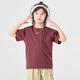 Duojia Simple Solid Color Durable Basic Boys T-Shirt 2026 Summer Loose Breathable Stretch Cotton Children's Short Sleeve