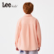 Lee children's shirt jacket spring new boys cotton shirt 2026 new girls shirt jacket orange pink 160 +