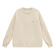 ACTUP Lu Xiaohu 390g heavyweight round neck long-sleeved sweatshirt for boys spring knitted inner simple couple top Gardenia White L 175/92A