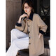 Demana [gentle core] Spring and autumn simple style contrasting color lapel high branch high density A-swinging trench coat women's mid-length style