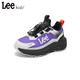 Lee children's shoes spring new children's dad shoes girls versatile thick-soled running shoes boys X0099 purple 30 recommended foot length 191mm