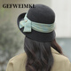 GEFWEIMKL high-end Japanese paper hat women's summer sun hat women's outdoor sunshade fisherman hat 2026 new sun hat women black one size (56-58cm)