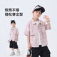 YoYo Fairy Tale Boys Summer Short Sleeve Shirt 2026 Children's Half Sleeve Shirt Cotton Comfortable Medium and Large Children's Casual Fashion Top