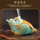 Xing Jie Man Golden Toad Tea Pet Color Changing Boutique Toad Pet Tea Table Decoration Tea Ceremony Tea Set Supplies Accessories Color Changing Glitter Golden Toad