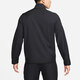 NIKE Dri-Fit solid color quick-drying woven training sports stand collar jacket men's black black M