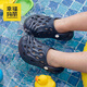 Happy Mary Children's Croc Shoes Boys Summer New 2026 Sandals Wading Creek Shoes Anti-Slip Beach Sandals and Slippers for Outer Wear Rock Creek Blue 30 Inner Length 20cm Suitable for Feet Sizes 30-31