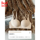 MiiOW lift-up goddess push-up underwear for women with small breasts, larger breasts, anti-sagging, seamless thin bra and panties set for women, skin color, single/piece 70A 32B
