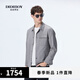 DIDIBOY 2026 spring new lapel shirt style easy-care texture men's jacket gray M 48 170/92A