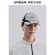 UR2026 Spring New Men's Sports Trendy Spliced Raglan Sleeve Half-Zip T-Shirt UUN460003 Original White L