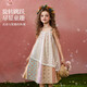 ASK JUNIOR children's skirt summer big children's fake two-piece suspender dress girls ethnic style travel vacation teen princess dress