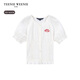 Teenie WeenieTeenie WeenieTeenie Weenie Kids bear children's clothing 26 years new style girls lady cotton jacquard puff short-sleeved shirt off-white 165cm