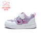 Fuluomi girls sneakers summer new mesh breathable casual shoes for middle and large children lightweight non-slip sports shoes white/purple 35