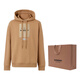 BURBERRY BurbrryLogo logo applique hooded long-sleeved sweatshirt men's Khaki Khaki XL without original gift bag gift box