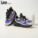 Lee children's shoes spring new children's dad shoes girls versatile thick-soled running shoes boys X0099 purple 30 recommended foot length 191mm