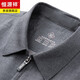 Hengyuanxiang lapel executive jacket men's spring and autumn thin business casual solid color high-end middle-aged dad cadre jacket blue M