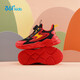 361 Children's Shoes Children's Running Shoes Four Seasons Boys and Girls 3-14 Years Old Boost Technology Knob Running Shoes New Year Red 30