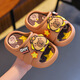 OLOME2026 new Capibala summer children's sandals, non-slip soft bottom, boys and girls home bathing sandals, light brown color, size 28 29 (shoe inner length 17CM, suitable for feet 16CM)