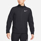 NIKE Dri-Fit solid color quick-drying woven training sports stand collar jacket men's black black M