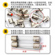 Glass fuse tube 5A10A20A car cigarette lighter 30A charger 2A3A driving recorder fuse tube 20A 6*30mm 20 pcs/