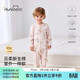 Happy Bear baby onesie for female baby spring and autumn pure cotton romper newborn full-month clothing antibacterial and anti-mite clothing