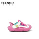 Tianmeiyi Children's Shoes Girls Sandals 2026 Summer New Medium and Large Boys Casual Shoes Baotou Sandals Outdoor Beach Rouge Powder 34