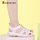 ABC KIDS Children's Shoes Girls Sandals 2026 Summer New Children's Beach Shoes Baotou Non-Slip Girls Outdoor Casual Sandals Pink 28