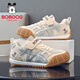 BOBDOG children's shoes summer breathable mesh shoes boys versatile low-top casual shoes children's sports shoes 103562008 m/silver 37