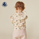 PETIT BATEAU small sailing boat autumn infant lace floral cotton top A0B3C beige 73 cm