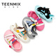 Tianmeiyi Children's Shoes Girls Sandals 2026 Summer New Medium and Large Boys Casual Shoes Baotou Sandals Outdoor Beach Rouge Powder 34