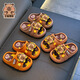 OLOME2026 new Capibala summer children's sandals, non-slip soft bottom, boys and girls home bathing sandals, light brown color, size 28 29 (shoe inner length 17CM, suitable for feet 16CM)