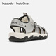 Bala Bala One children's shoes children's sandals boys' sports shoes 2026 Xia Xin outdoor toe-toe shoes smoke gray silver 20301 33 (foot length 20.3-20.7/inner length 21.6)