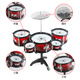 Manxue (Manxue) Kinder-Drum Set Percussion Instrument Spielzeug Jazz Drum Beat Anfänger