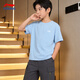 Li Ning (LI-NING) children's T-shirt quick-drying short-sleeved boys' 26 summer new style big children and teenagers cool breathable sweat-absorbent half-sleeved children's clothing New Aurora Blue 123-6 (cool technology-ice silk quick-drying) 160