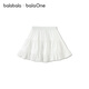 Balabala children's clothing children's half skirt girls 2026 summer new style sweet short skirt for children and big children with bows original white 10101 100