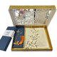 So cool Suzhou embroidered silk scarf Suzhou embroidered mulberry silk scarf embroidered brass bookmark creative gift box gift set No. 4