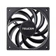 
Zero Degree Shijia UT12015 thin chassis fan 12cm PWM intelligent temperature control computer desktop 12cm heat dissipation fan 120mm small four-pin connector Thickness 15mm UT12015 black (thickness 15mm)