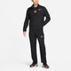 NIKE Dri-Fit solid color quick-drying woven training sports stand collar jacket men's black black M