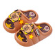 OLOME2026 new Capibala summer children's sandals, non-slip soft bottom, boys and girls home bathing sandals, light brown color, size 28 29 (shoe inner length 17CM, suitable for feet 16CM)