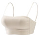 Victoria's elegant strapless bra for women with small breasts, thin slingback vest bra, breathable and comfortable in summer, milky white S 32/70ABC