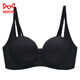MiiOW lift-up goddess push-up underwear for women with small breasts, larger breasts, anti-sagging, seamless thin bra and panties set for women, skin color, single/piece 70A 32B